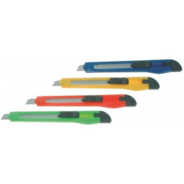 Cutter in abs colorato piccolo 9mm