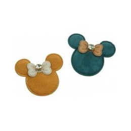 Decorativi di Topolino in tessuto 2pz