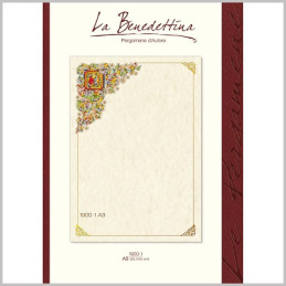 Diplomi in pergamena A3 La Benedettina 160gr.12fg