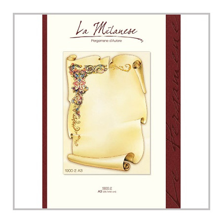 Diplomi in Pergamena A3 La Milanese 160gr.12fg