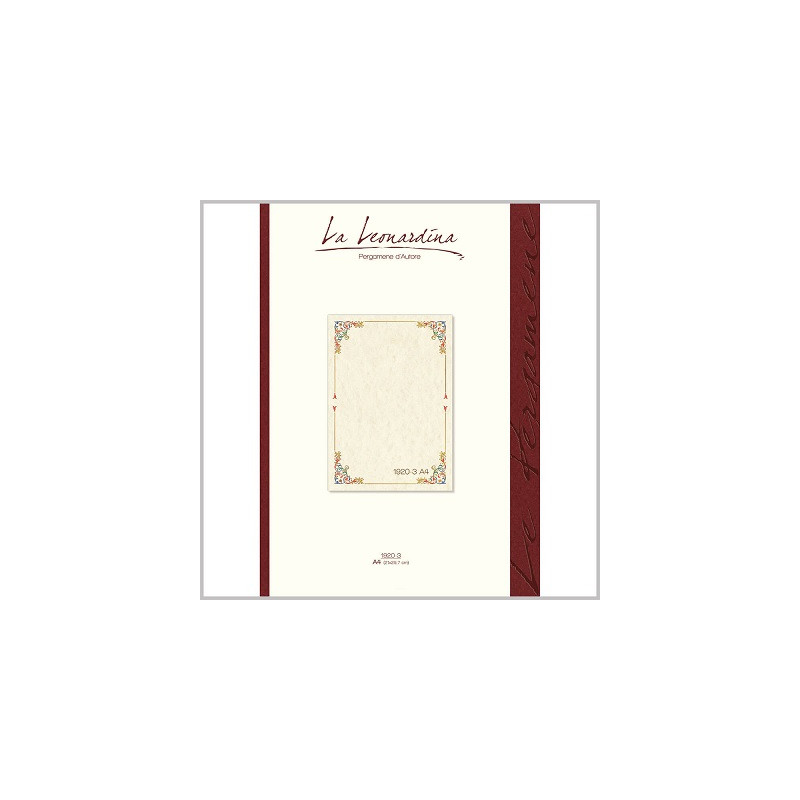 Diplomi in pergamena A4 Fiorentino 160gr. 12fg