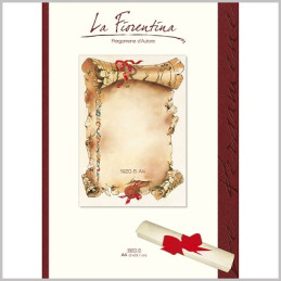 Diplomi in pergamena A4 rotolo con sigillo 12fg