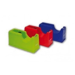 Dispenser da banco per nastro adesivo 33mt vari colori verde lime- blu- rossi