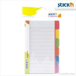 Divisori adesivi 98x150 60ff 6 colori segnapagina