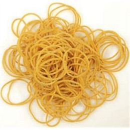 Elastici in gomma gialli d.40 1 kg