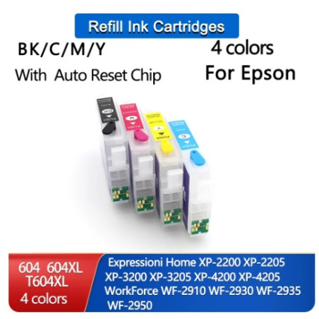 Epson cartucce multipack 604 ricaricabili con chip autoreset