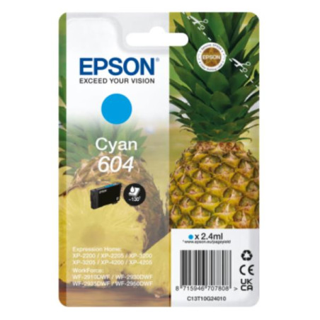 Epson cartuccia ciano 604 ananas
