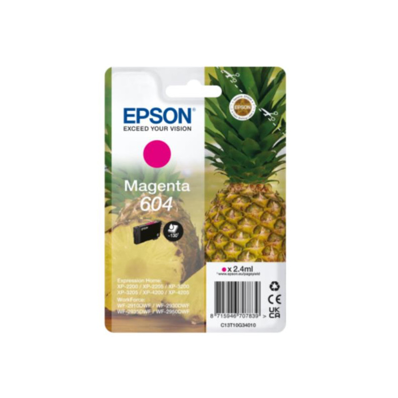 Epson cartuccia magenta 604 ananas