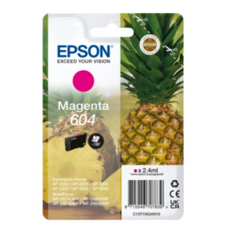 Epson cartuccia magenta 604 ananas