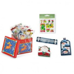 Etichette adesive 3D Natale