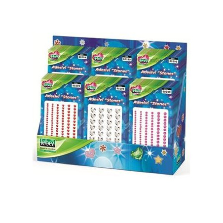 Etichette decorative in busta varie figure