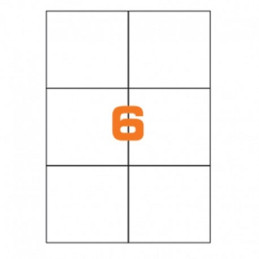 Etichette su A4 105X99 100fg 6 etichette a foglio