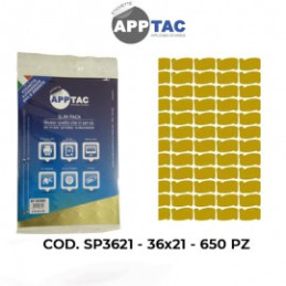 Etichette su A4 Oro 36x21 Pergamena 10fg 60pz x foglio