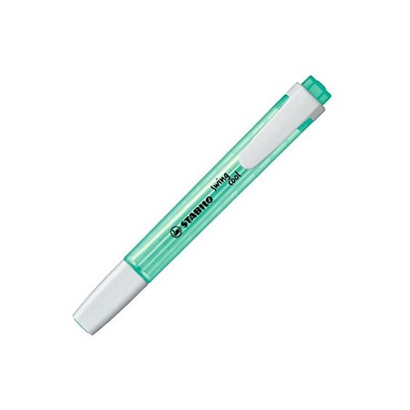 Evidenziatore a penna Stabilo Swing Cool con clip tecnologia anti dry-out col. Fluo Turchese