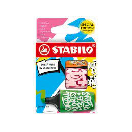 Evidenziatore Stabilo Boss mini special edition 3pz
