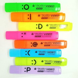 Evidenziatore Tratto video emotion  GIALLO