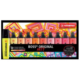Evidenziatori Stabilo Boss 10pz colori caldi