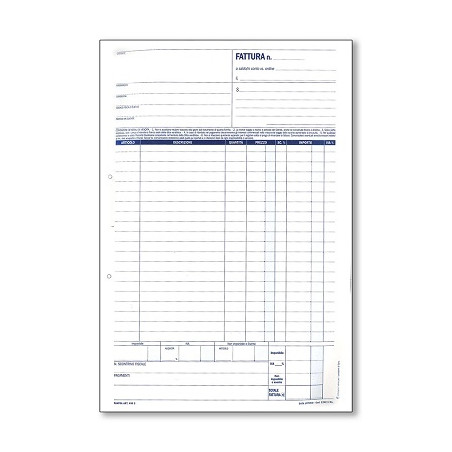Fattura A4 1 aliquota 2c (offerta)
