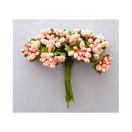 fiori per bomboniere 24pz bianchi