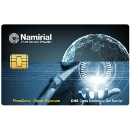 Firma digitale e CNS su Smart Card Namirial - Durata 36 mesi - Lettore Escluso