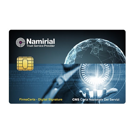 Firma digitale e CNS su Smart Card Namirial - Durata 36 mesi - Lettore Escluso