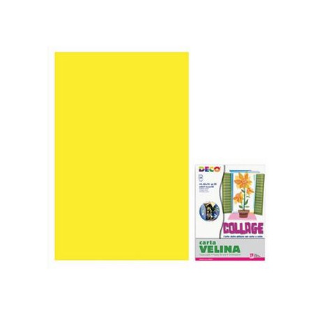 Foglio di Carta velina giallo 50x70