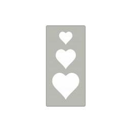 Fustella acciaio alta cuori  x Fustellatrice f.to A4
