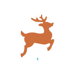 Fustella Maxi 75mm Renna