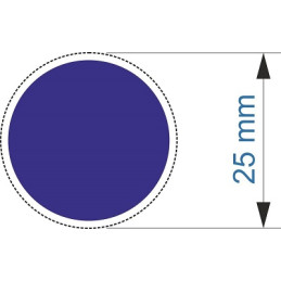 Fustella media 25mm cerchio x EVA FOAM