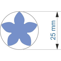 Fustella media 25mm fiore x EVA FOAM