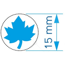 Fustella piccola 15mm foglia