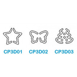 Fustella piccola 3D 16mm Farfalla