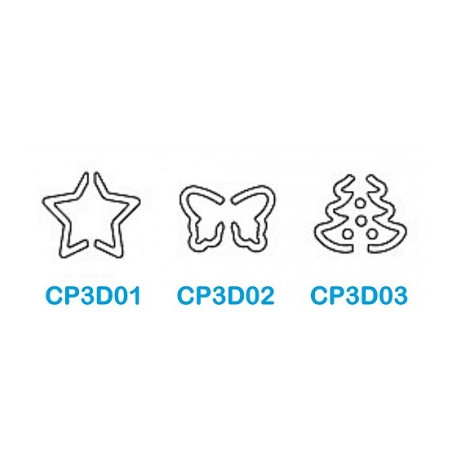 Fustella piccola 3D 16mm Farfalla