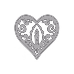 fustella sottile CUORE. Utilizzabili con ROSA80 - VIOLA80