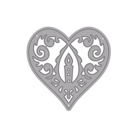 fustella sottile CUORE. Utilizzabili con ROSA80 - VIOLA80