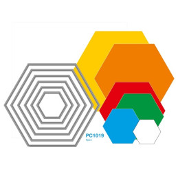 Fustella sottile esagoni Fustellatrice f.to A4