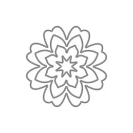 Fustella sottile Fiori x Fustellatrice f.to A4