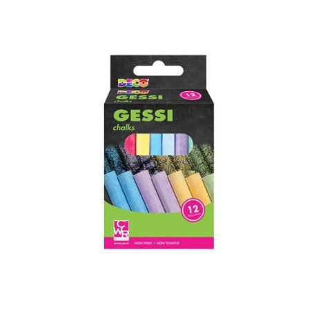 Gesso colorato 12 PZ