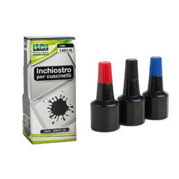Inchiostro per timbri blu 30ml LEBEZ