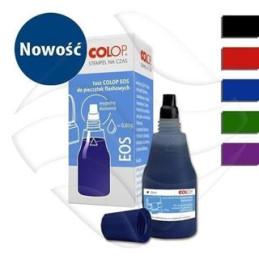 Inchiostro per timbri Colop per timbri  digitali con olio nero 25ml