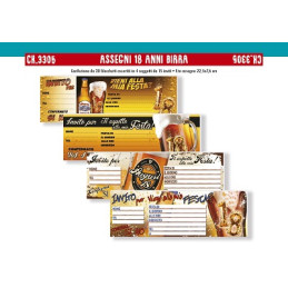 Inviti 18 anni BIRRA 15pz