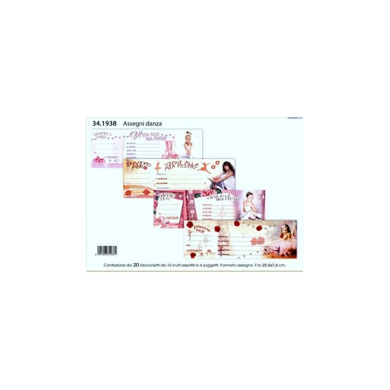 Inviti ballerina 15pz
