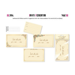 Inviti FIORENTINI 6pz