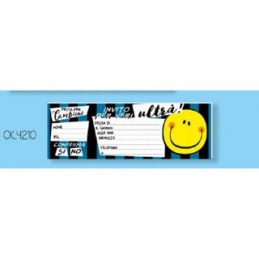 Inviti nero/blu 15pz