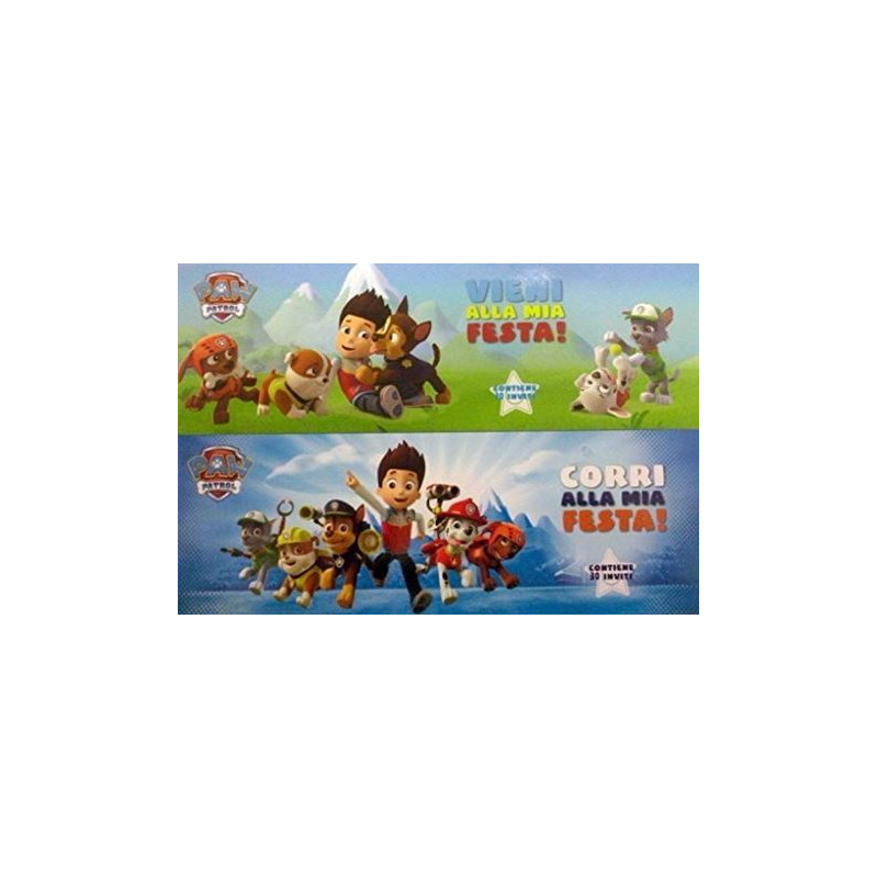 Inviti Paw Patrol 30pz