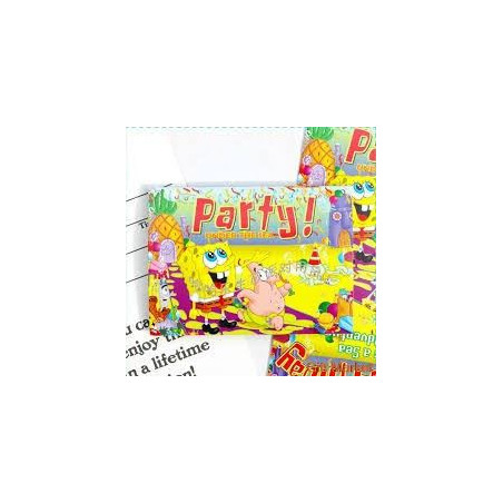 Inviti Spongebob 30pz
