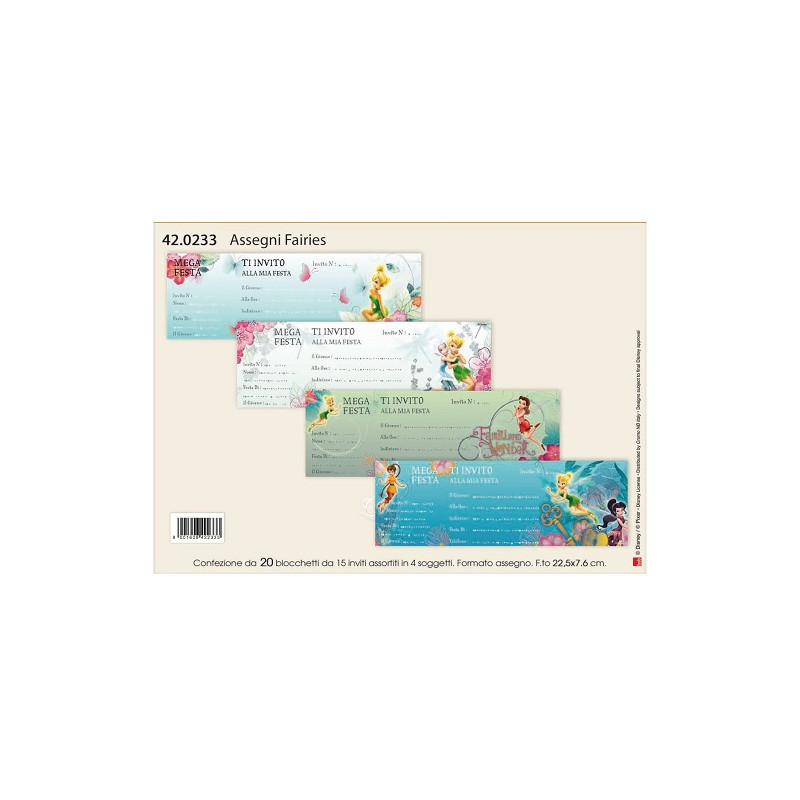 Inviti Trilly e fatine 15 PZ