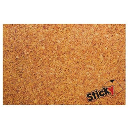 Lavagna memo adesiva 60x40 effetto sughero