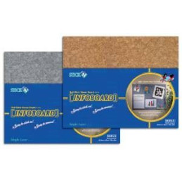 Lavagna memo adesiva 60x46 sughero