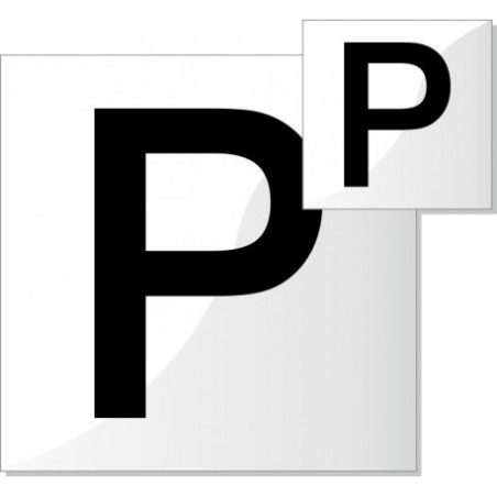 Lettera P (principiante) 1 set 2pz